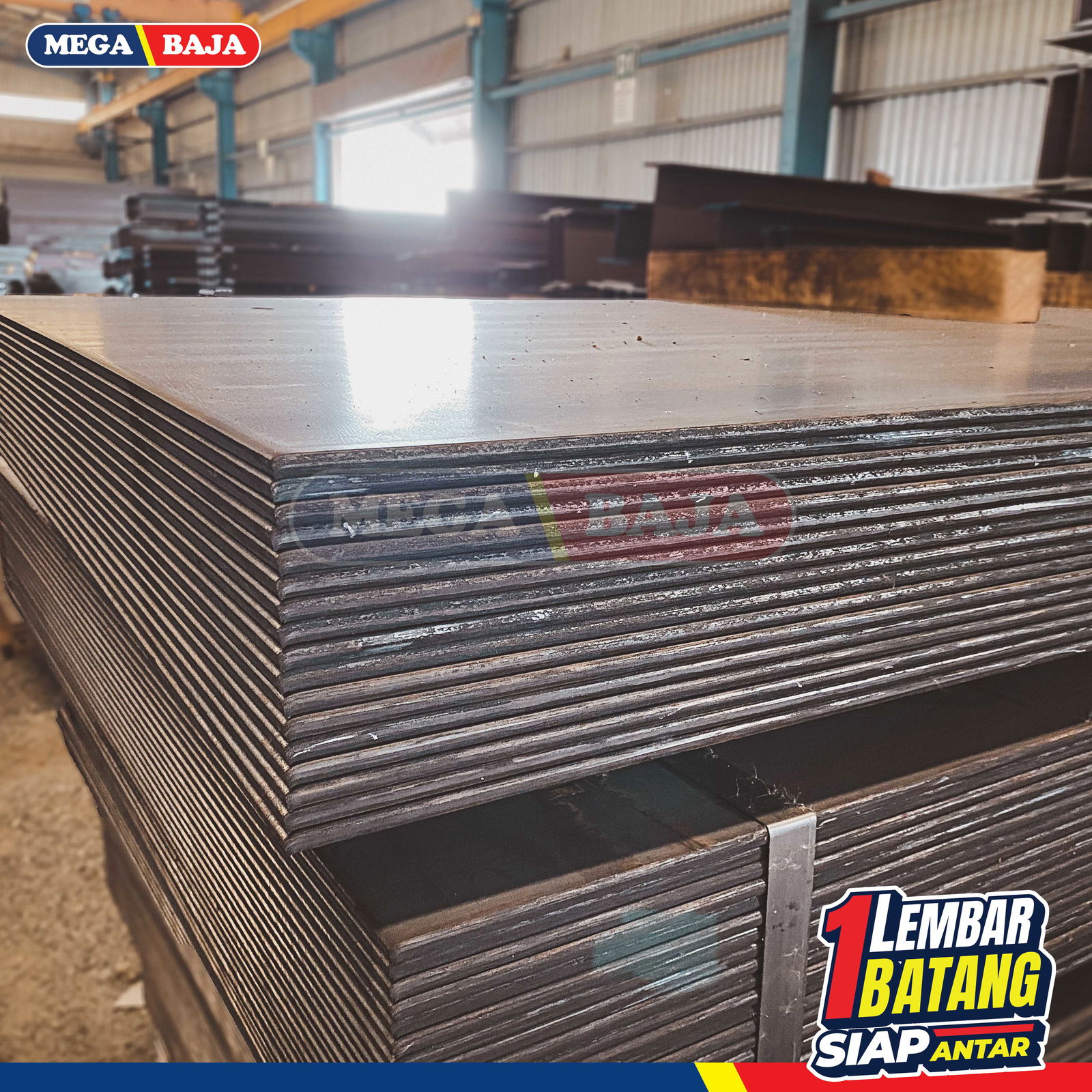 Plat Kapal 5 FT X 20 FT | 5,00 mm