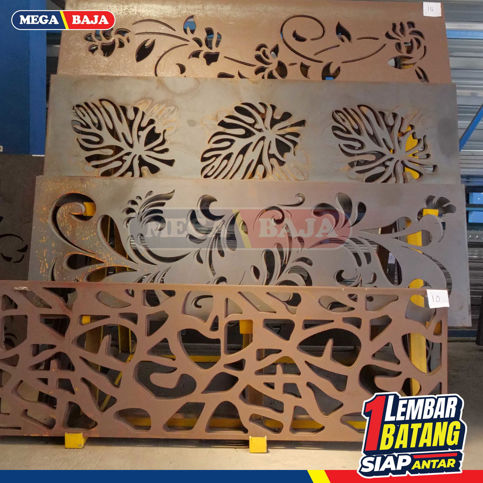 Cutting Plat Ellip MB-Custom | Grade Hijau