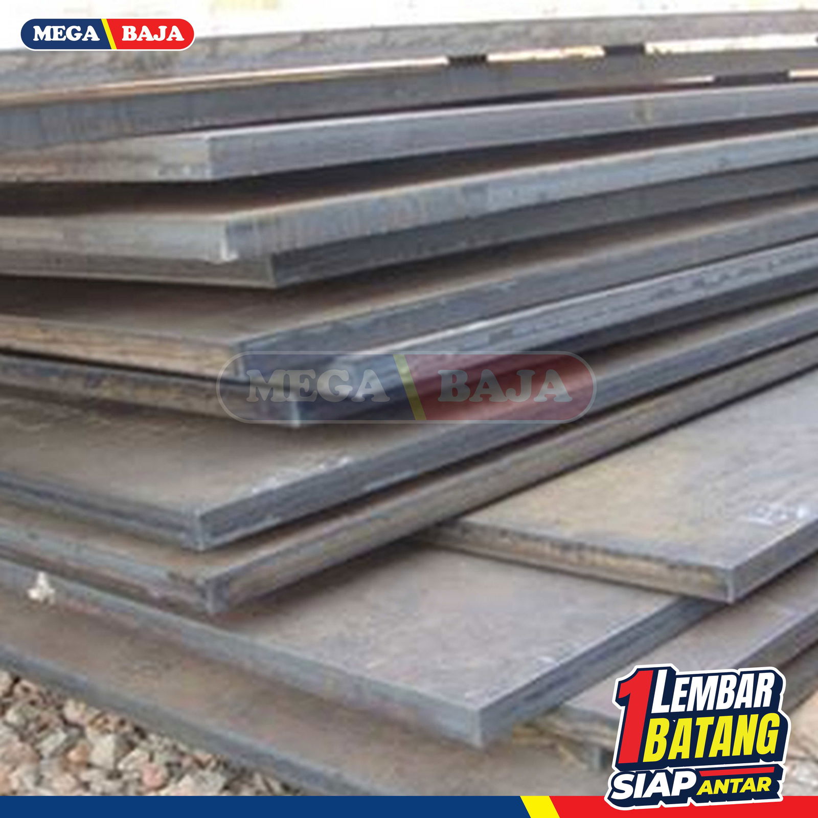 Plat Eser Putih 1,20 m x 2,4 m 2,00 mm