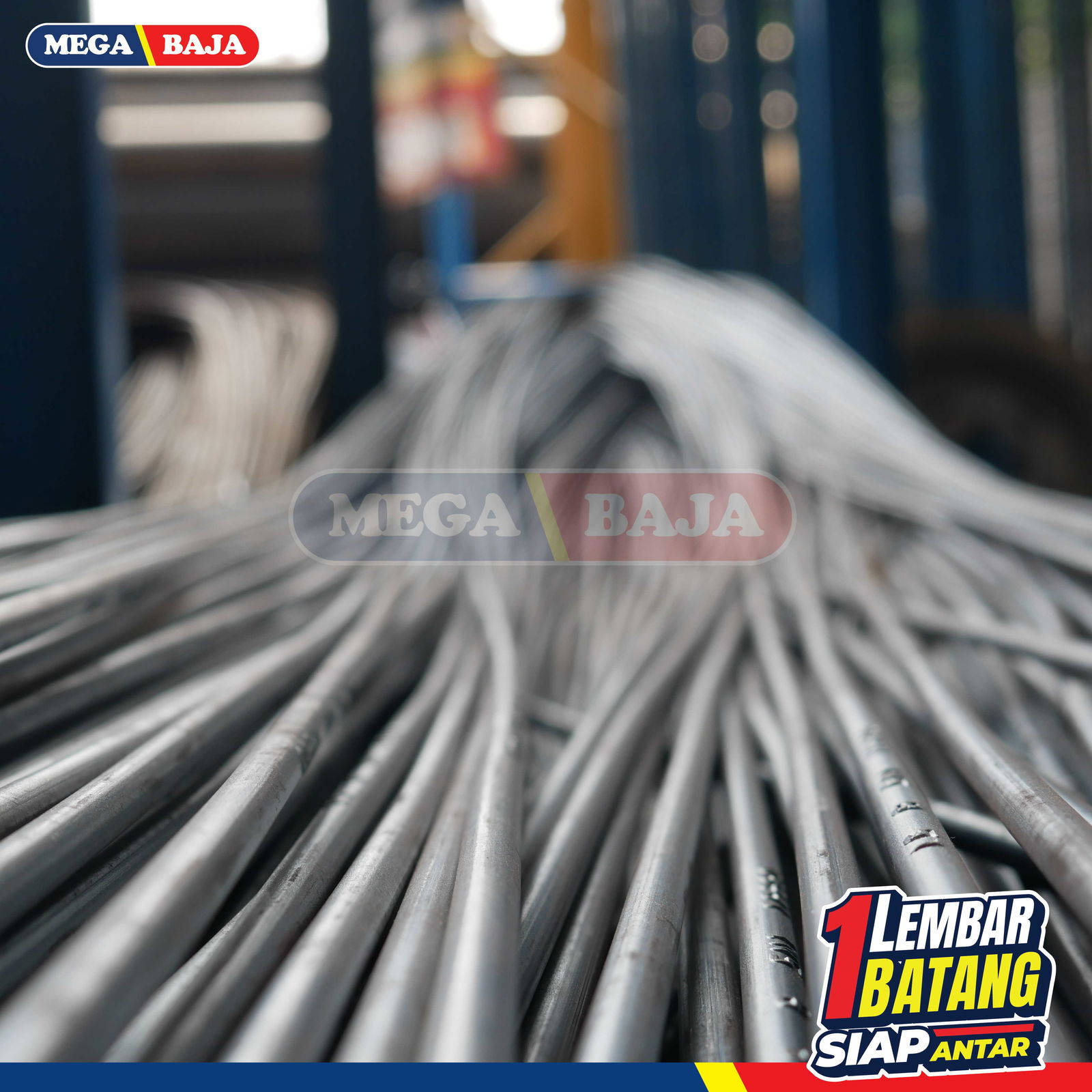 Besi Beton KS Polos 8 mm X 12 M | Lurus TP 280