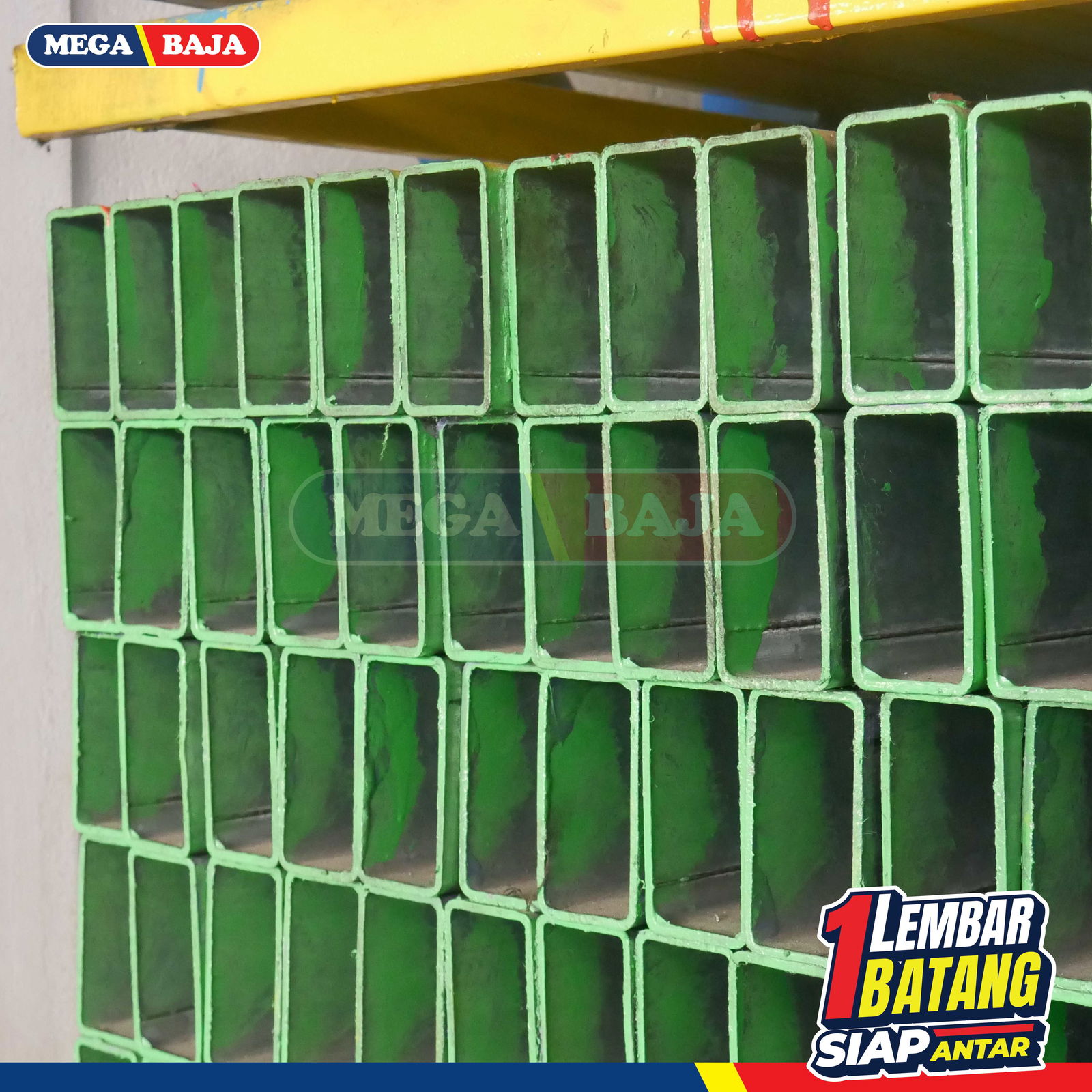 Hollo Hitam 125 mm X 125 mm X 6.000 mm | Grade Biru