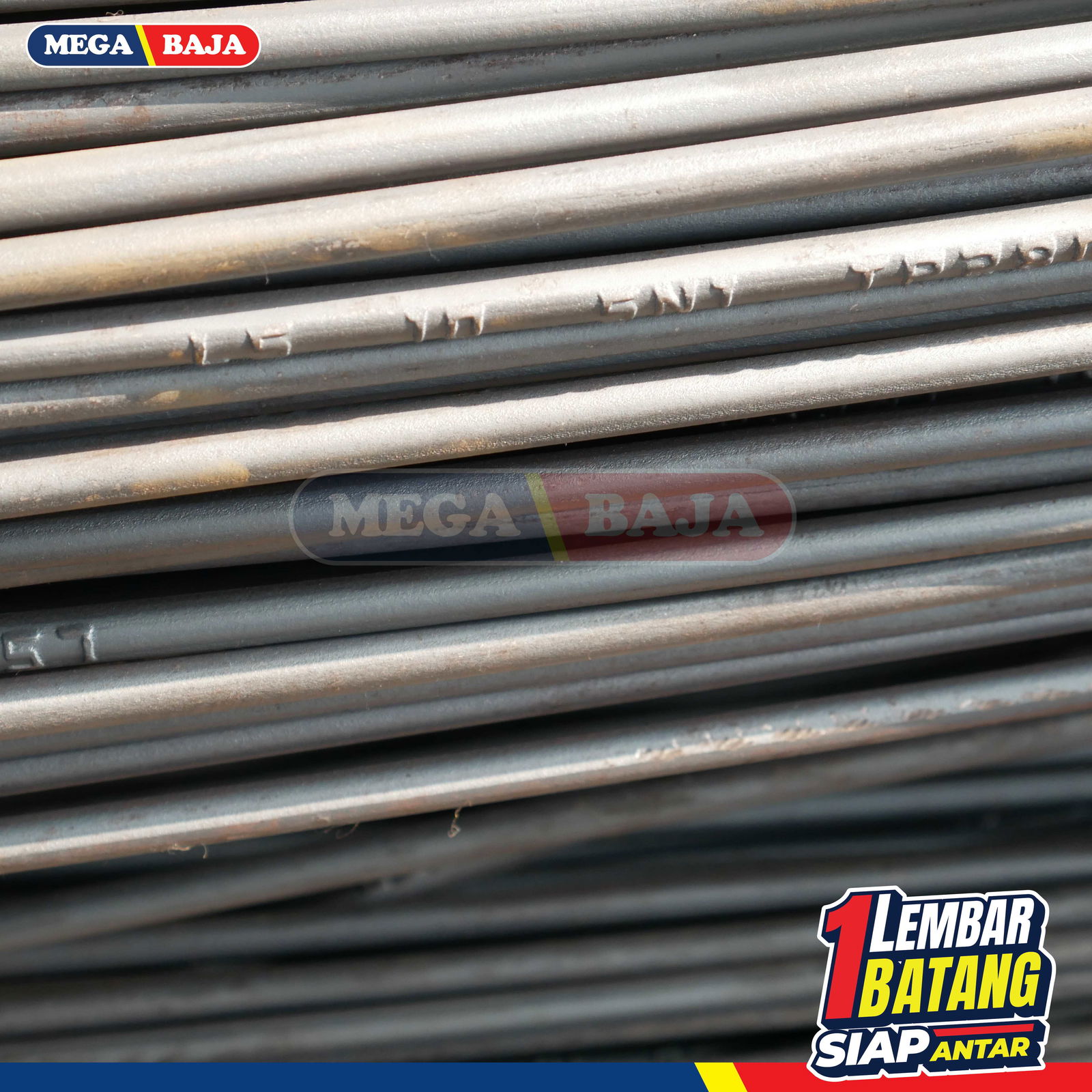 Besi Beton LS Polos 8 mm X 12 M | Tekuk TP 280