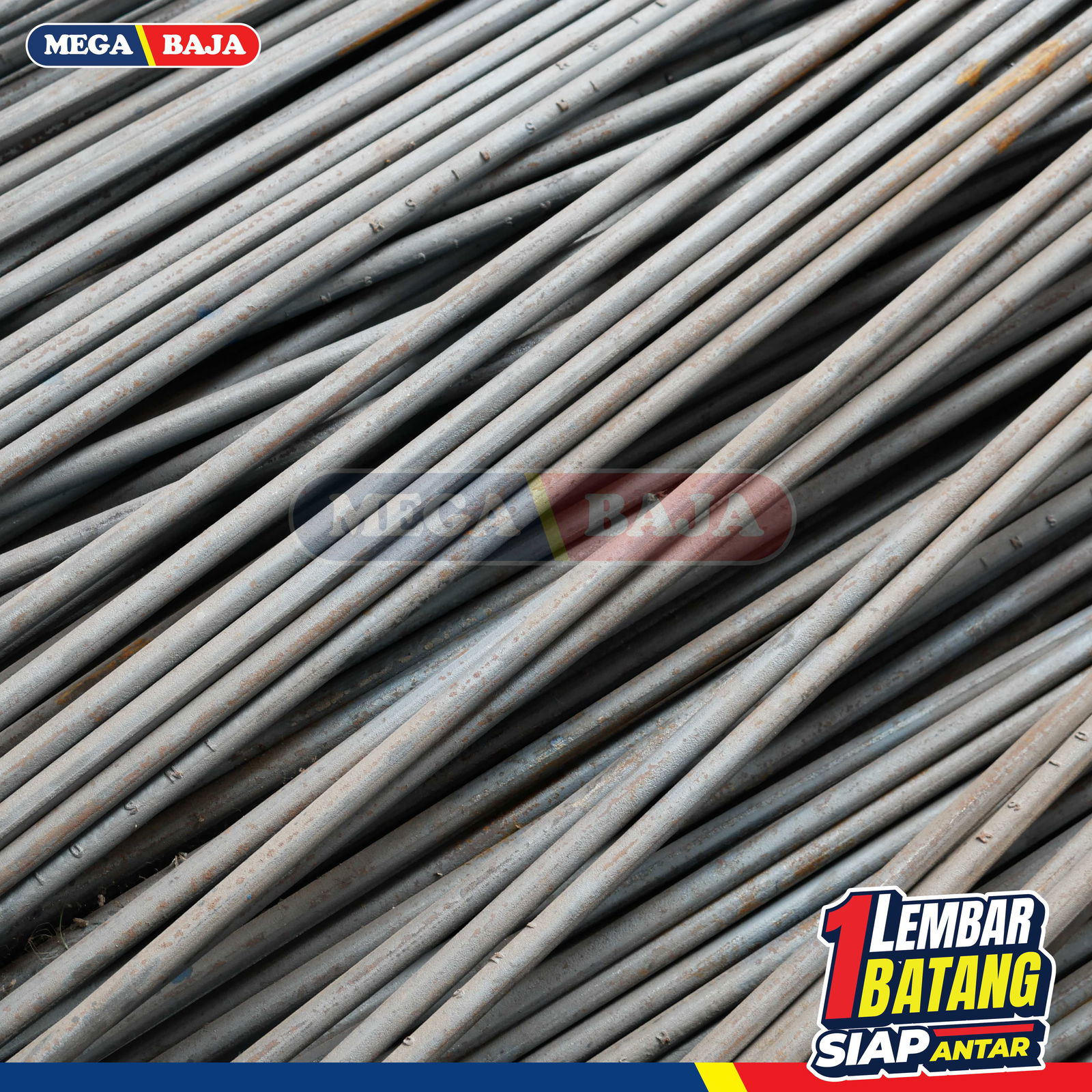 Besi Beton LTS Polos 10 mm X 12 M | Tekuk TP 280
