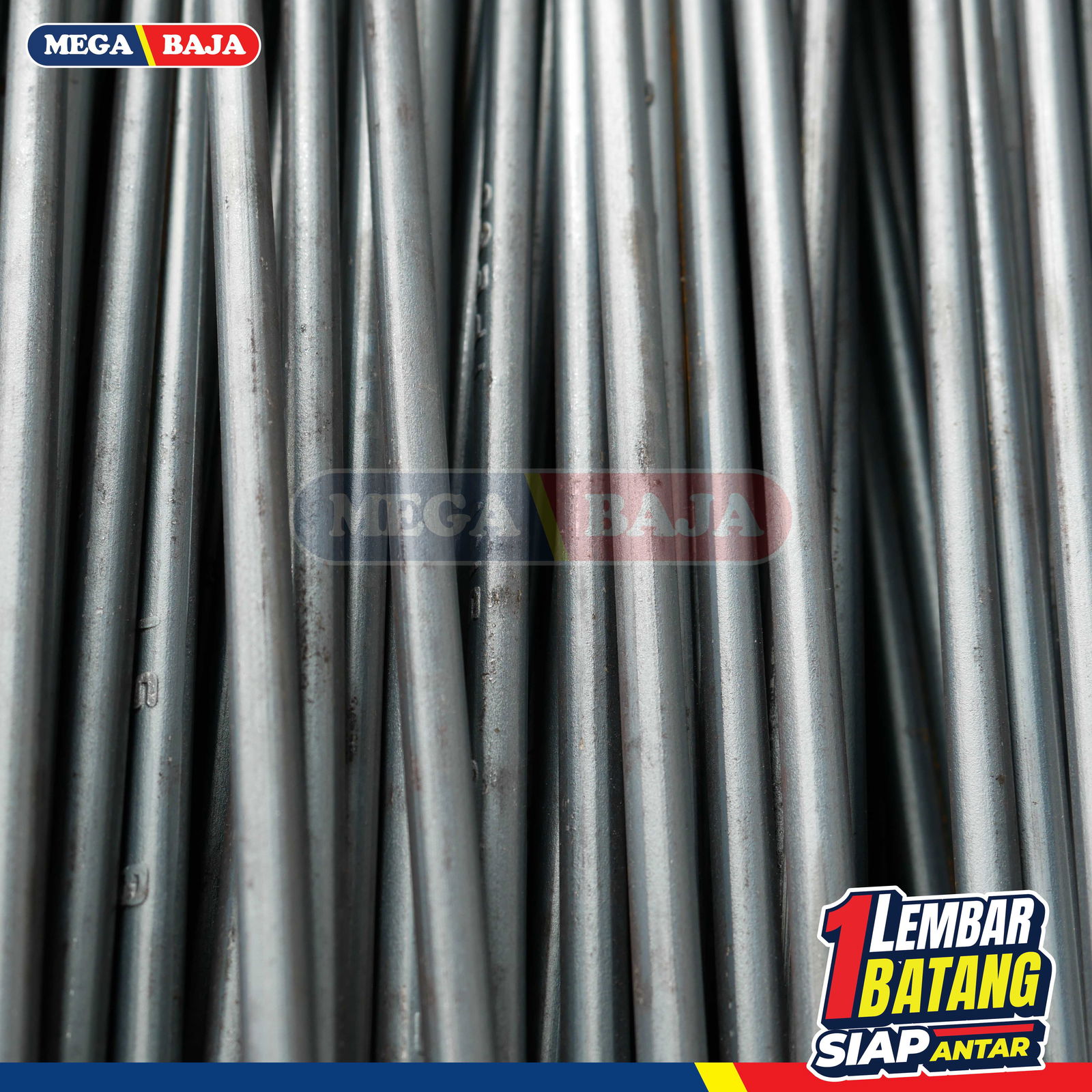 Besi Beton MJM Polos 16 mm X 12 M | Tekuk TP 280