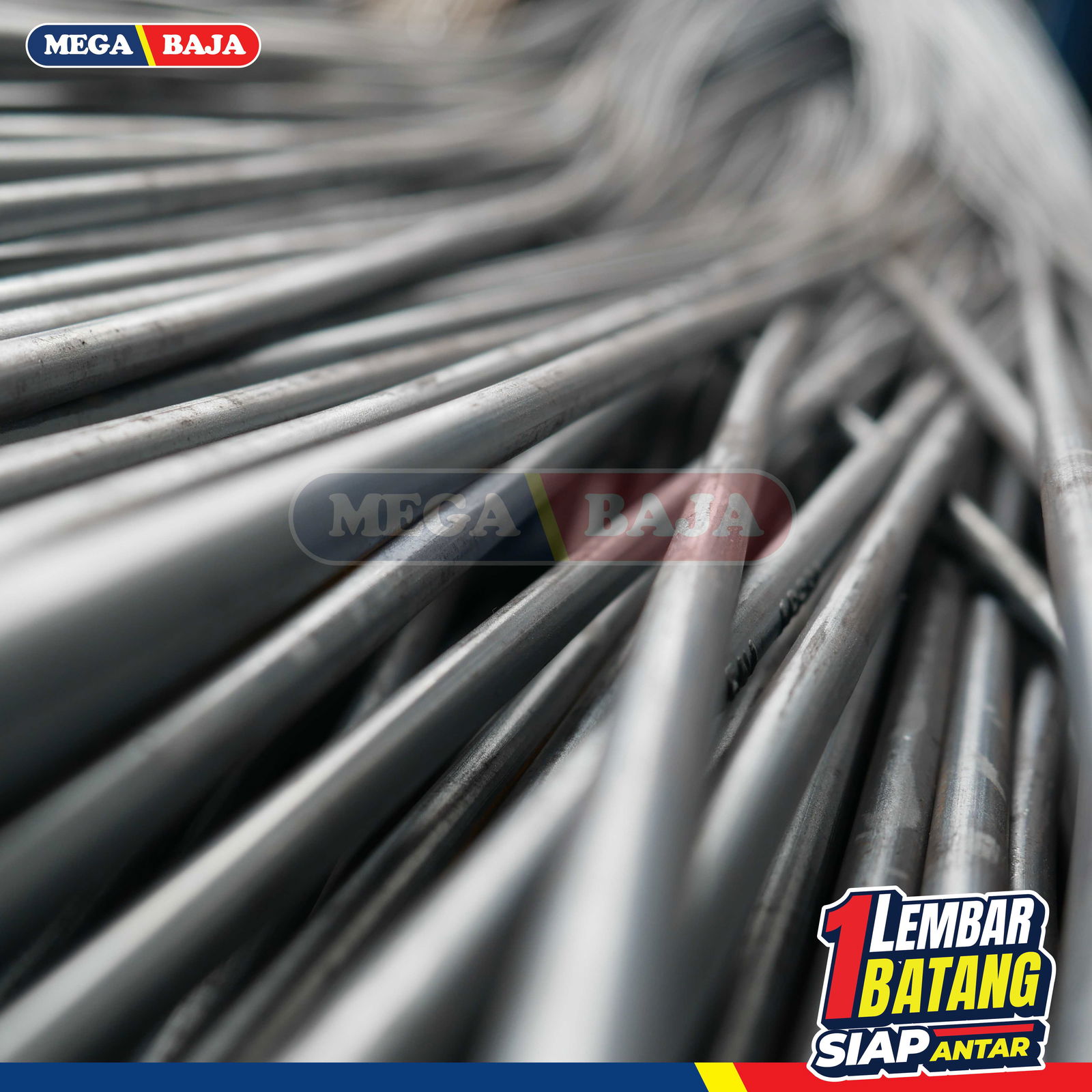 Besi Beton MS Polos 19 mm X 12 M | Lurus TP 280