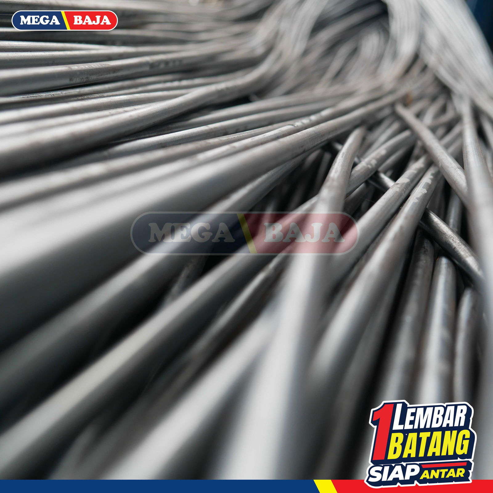 Besi Beton MS Polos 32 mm X 12 M | Lurus TP 280