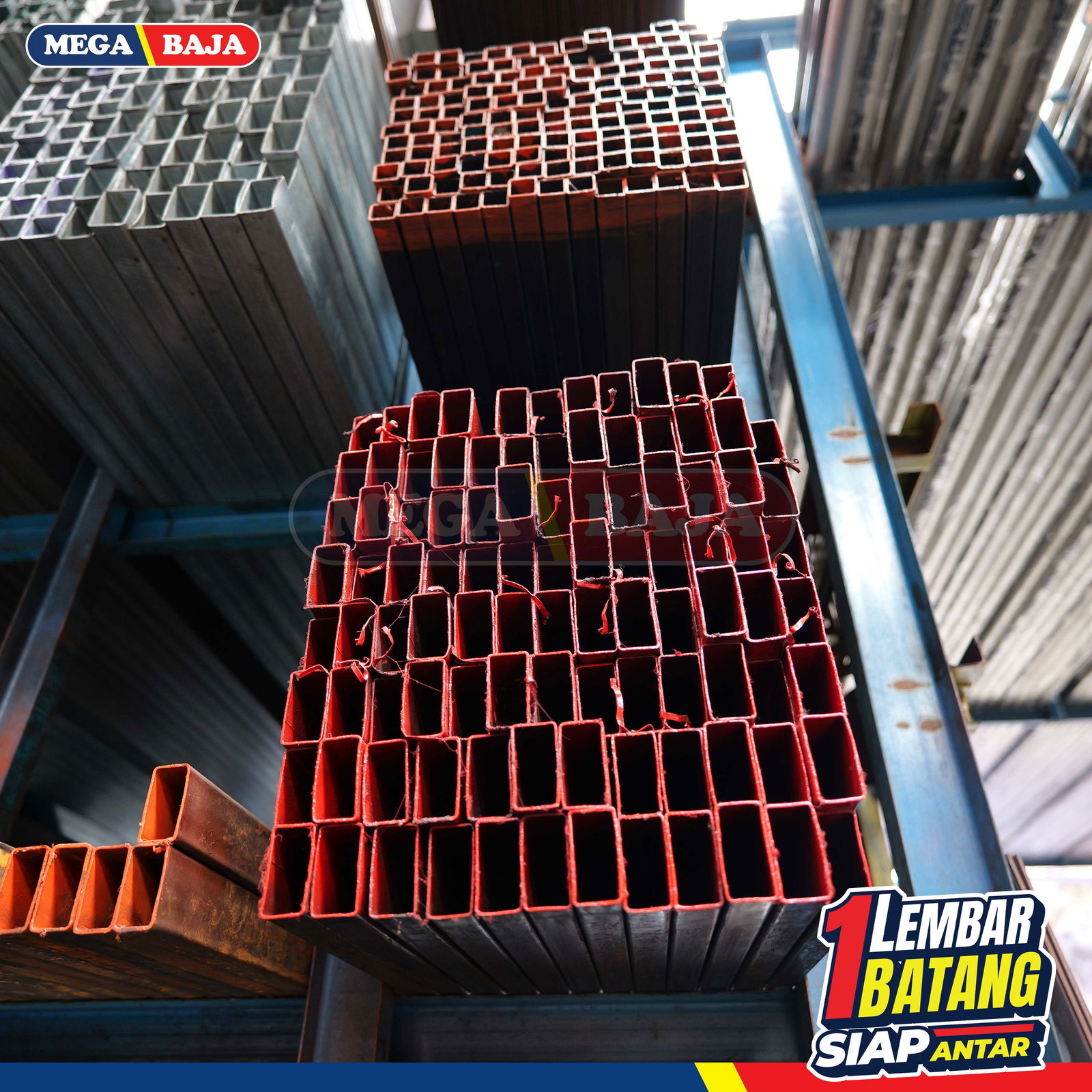 Hollo Hitam 20 mm X 20 mm X 6.000 mm | Grade Hijau Muda