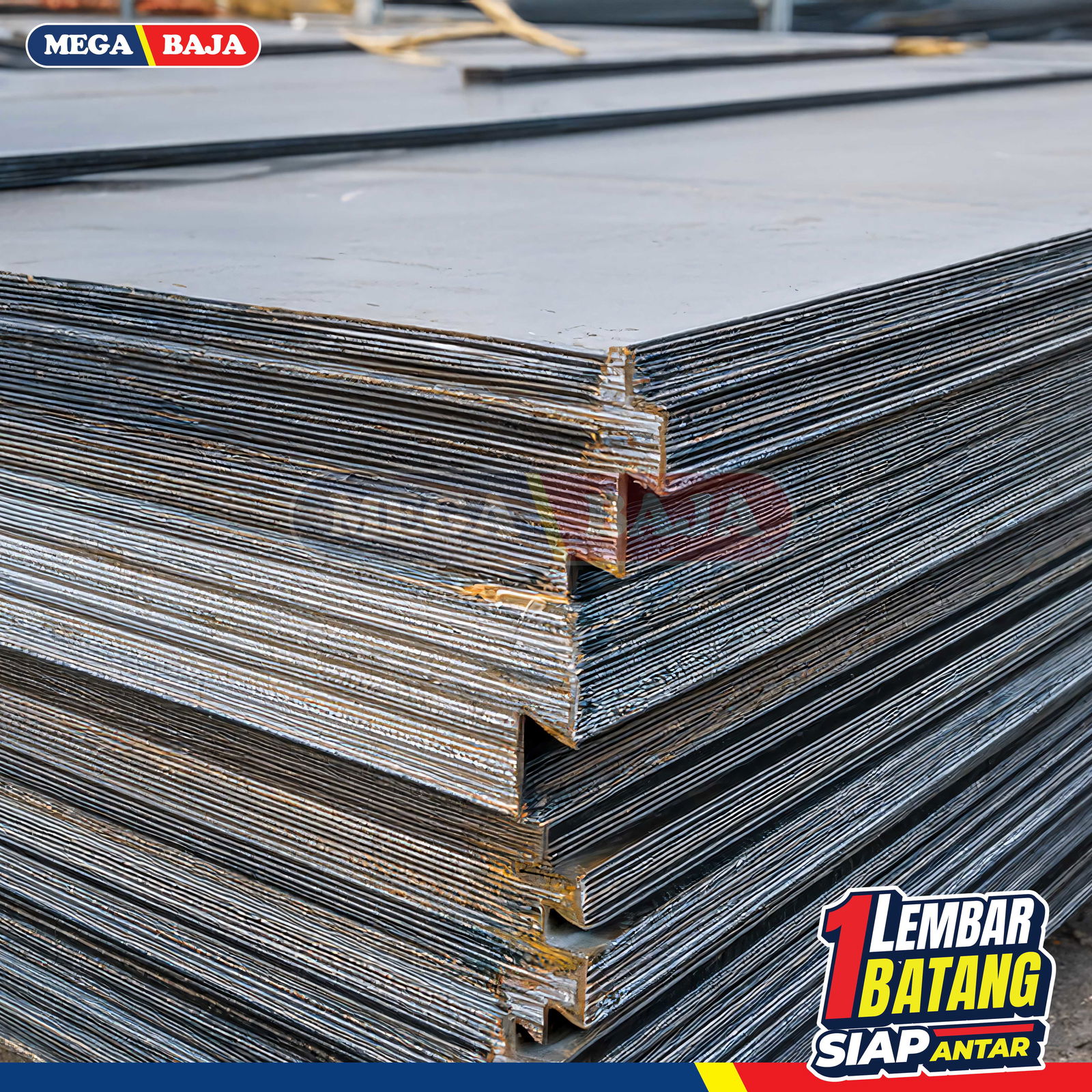 Plat Kapal 6 FT X 20 FT | Grade Hijau Muda