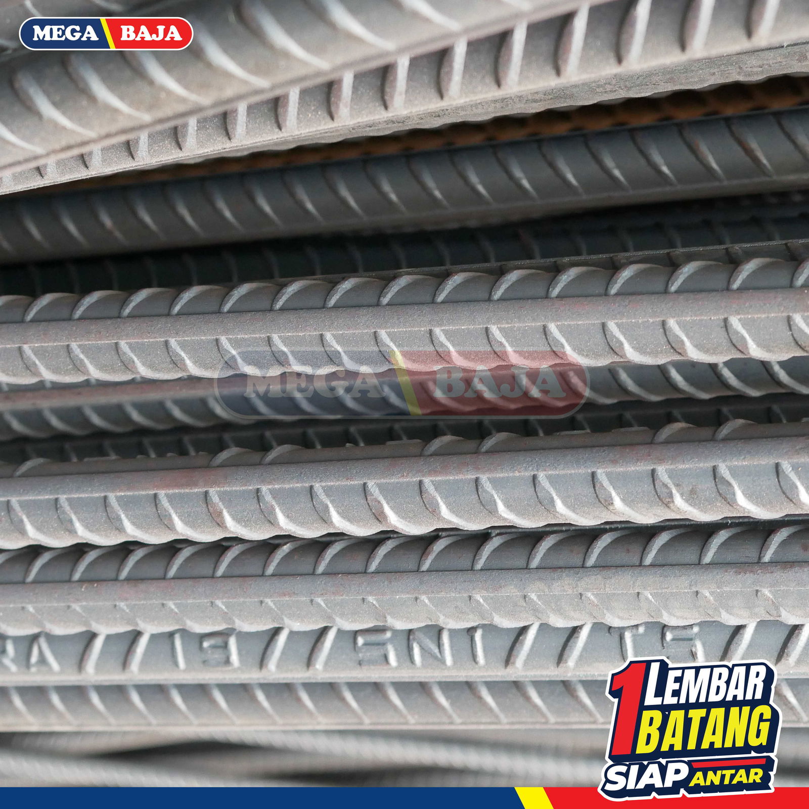 Besi Beton PSI Ulir 38 mm X 12 M | Lurus TS 420