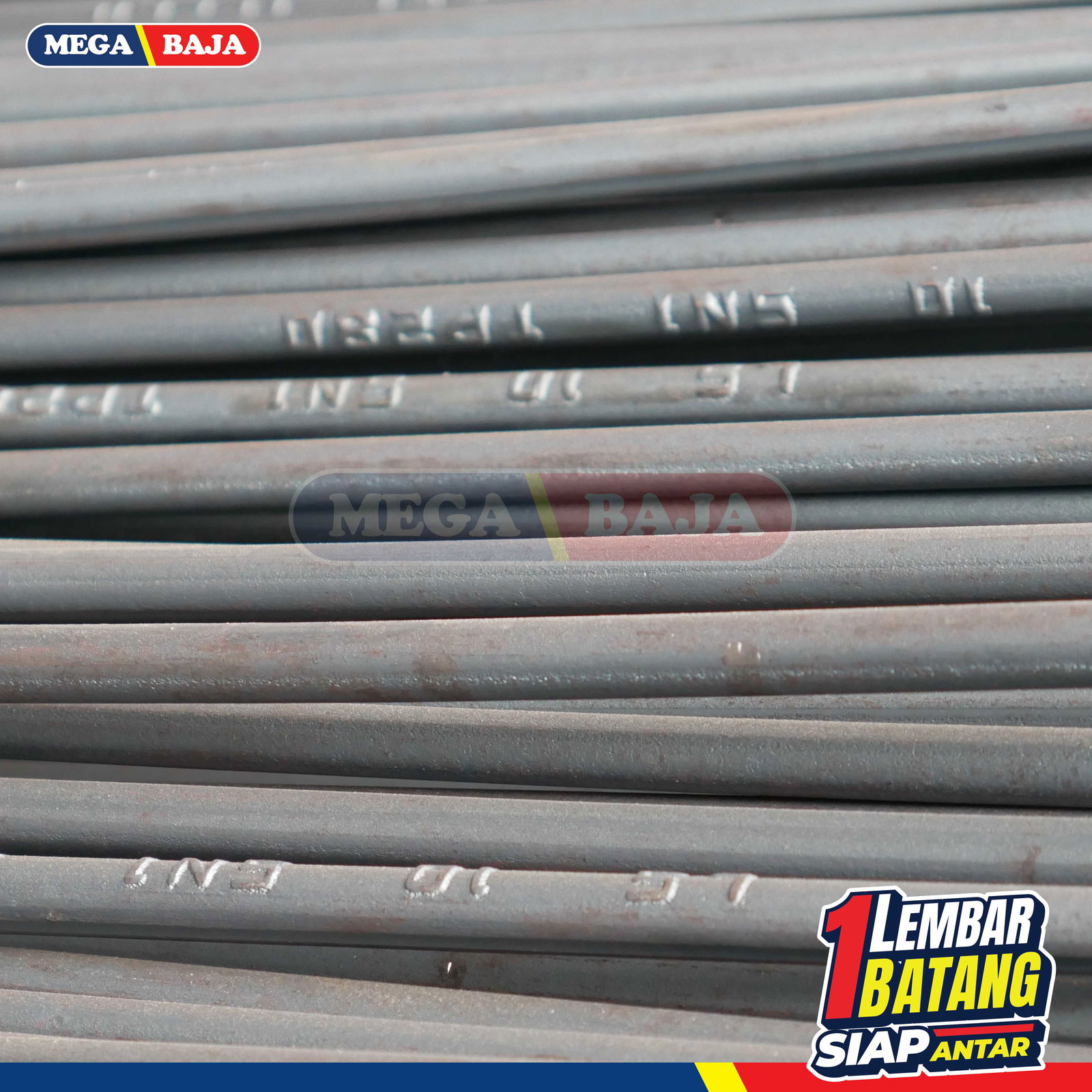 Besi Beton Polos 12,50 x 12 m