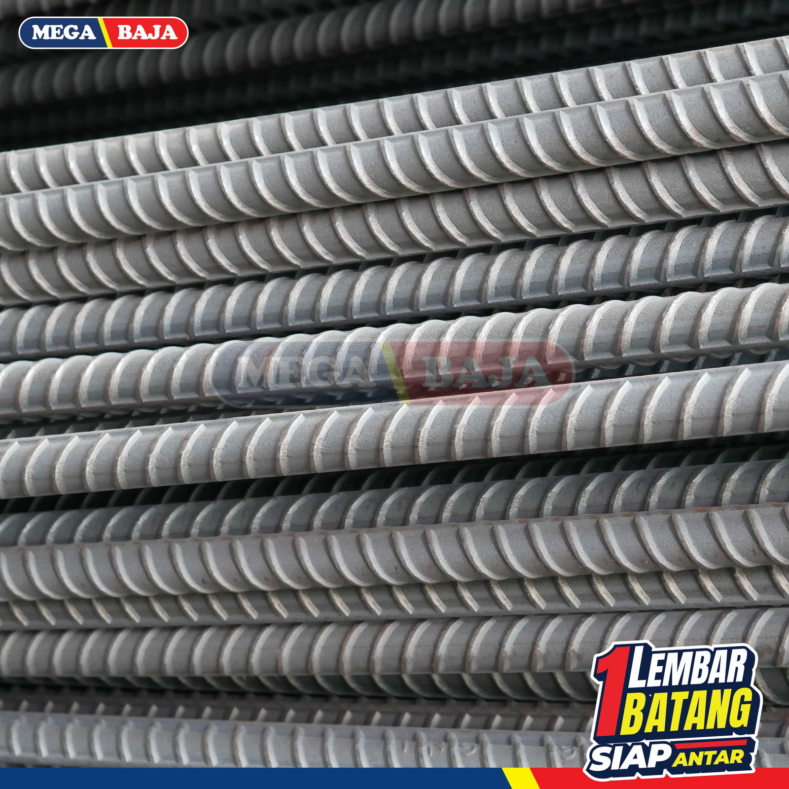 Besi Beton Ulir 12,70 x 12 m