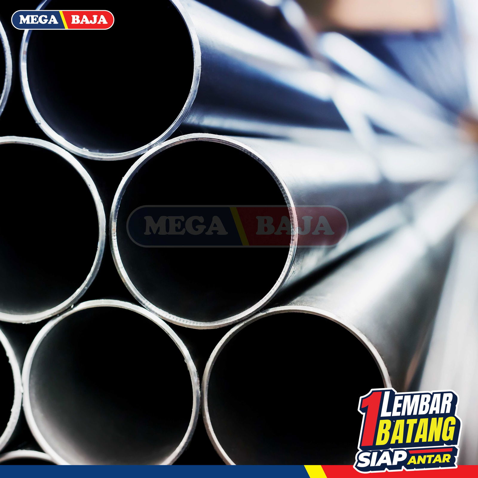 Pipa Hitam 1/2  x 6 | 2,05 mm