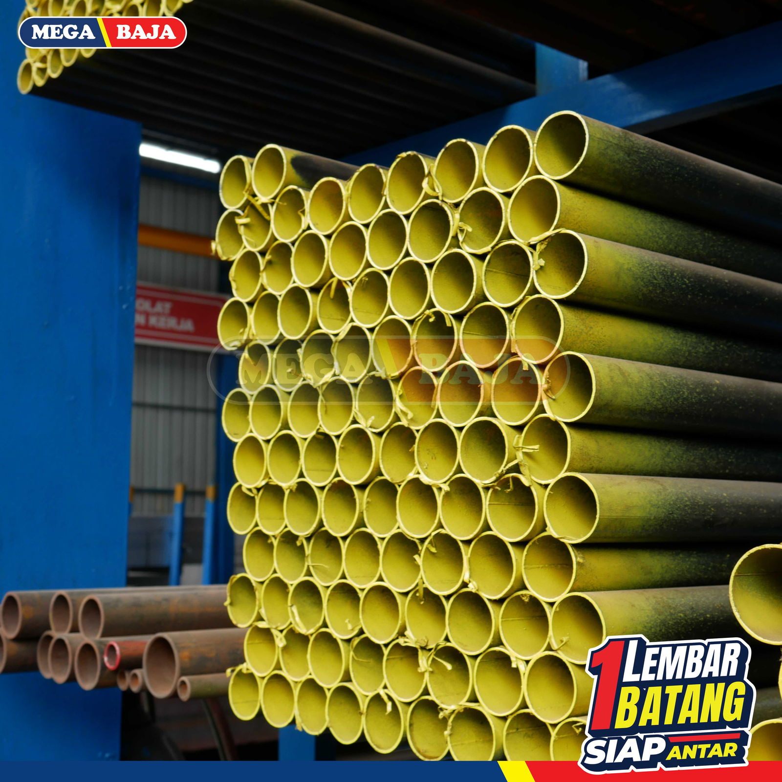 Pipa Hitam 1/2  x 6 | 3,00 mm