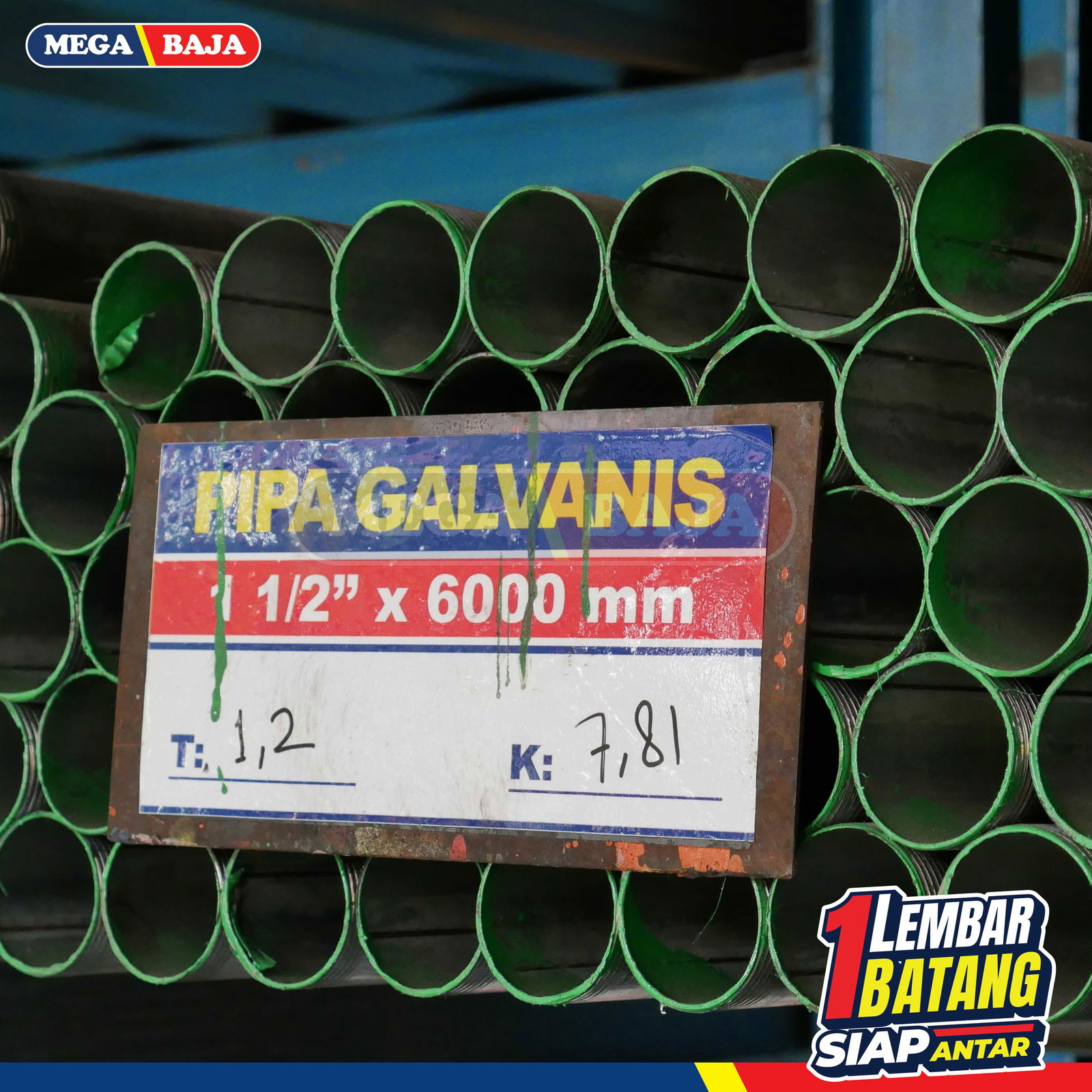 Pipa Hitam 3  x 6 | 1,45 mm