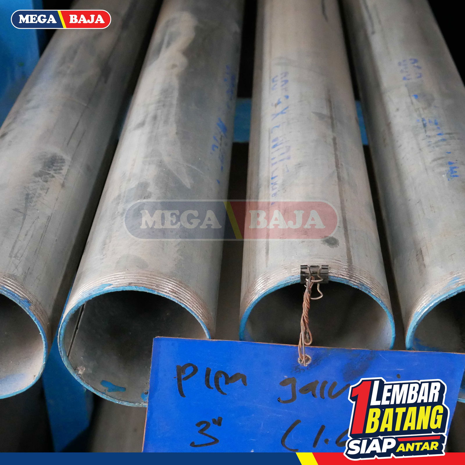 Pipa Galvanis 1/2  x 6 | 2,60 mm