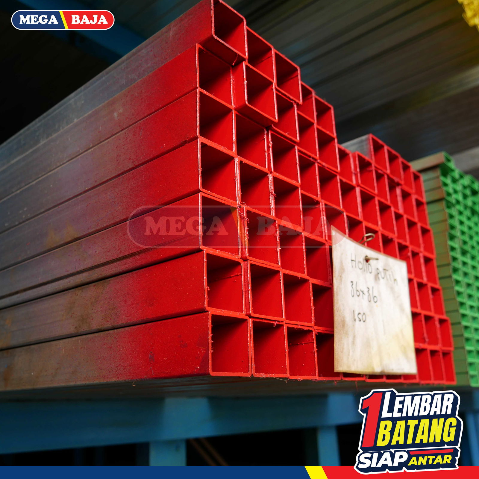 Hollo Galvanis Spindo 15 X 35 Grade Merah B