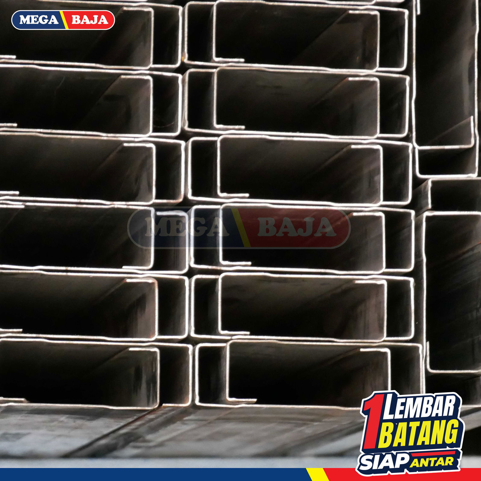 CNP Besi Cilegon Steel 125 mm x 50 mm x 6000 mm | Grade Biru