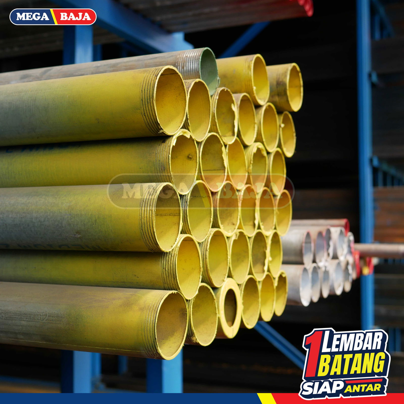 Pipa Galvanis 2 x 6 | SCH 40 Bakrie