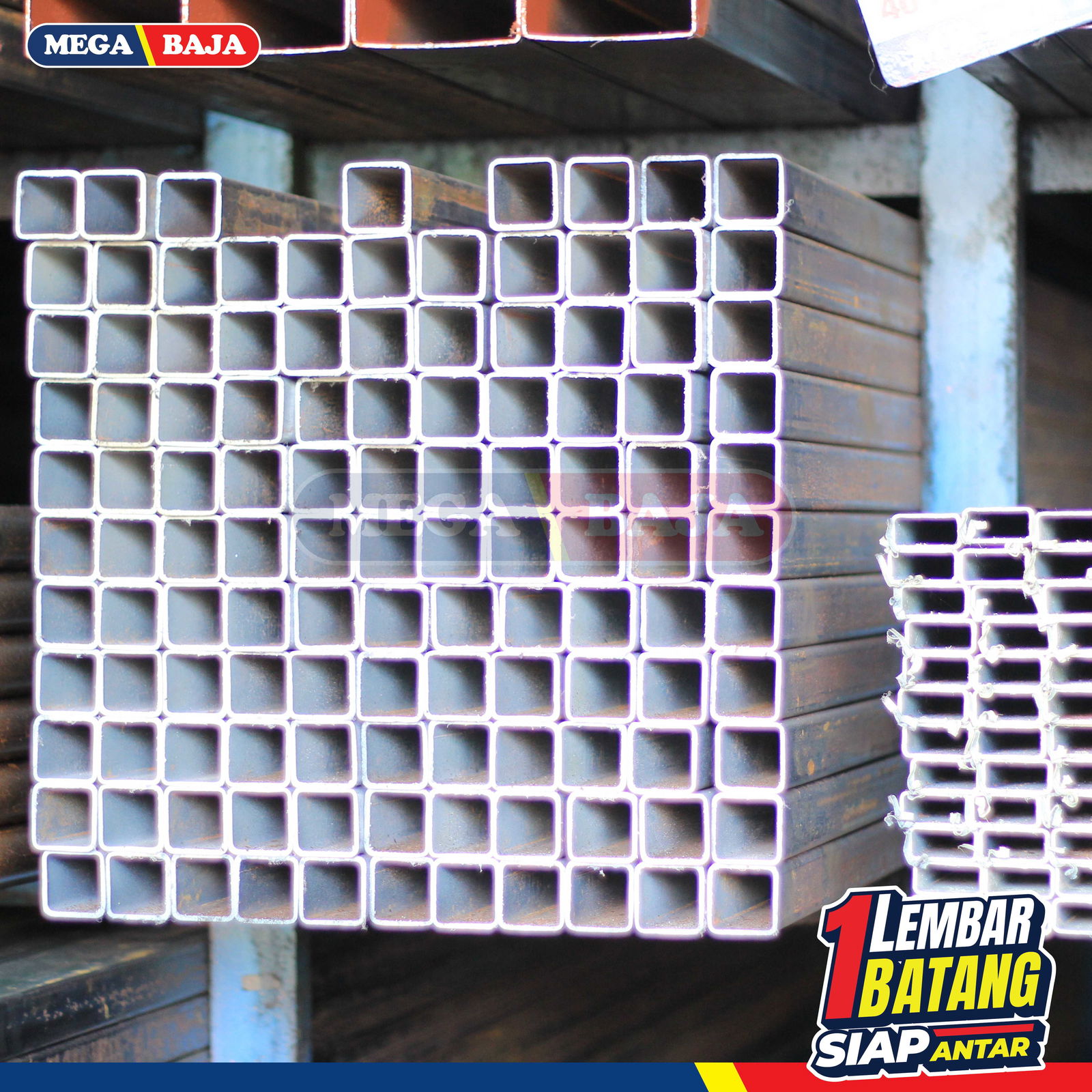 Hollo Hitam 75 mm X 150 mm X 6.000 mm | 3,00 mm