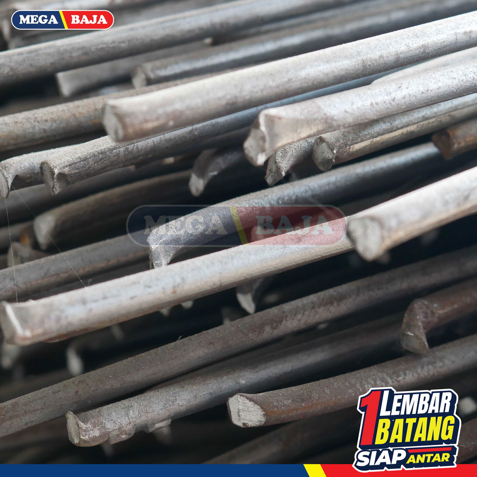 Besi beton polos 8 x 12 m KSty
